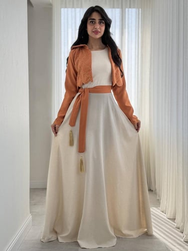 جلابية روعة بتصميم انيق وناعم