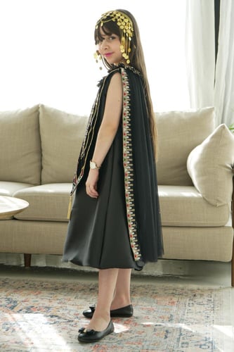 جلابية بناتي يوم التأسيس بتصميم تراثي أصيل