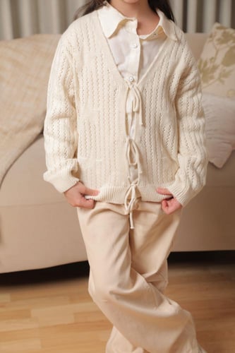 طقم بناتي صوفي شتوي 3 قطع