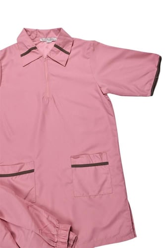 ملابس عاملات سادة قطعتين