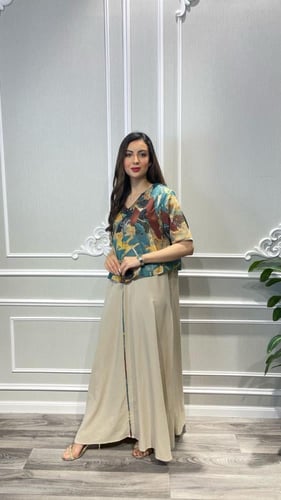 فستان أنيق مكون من قطعتين