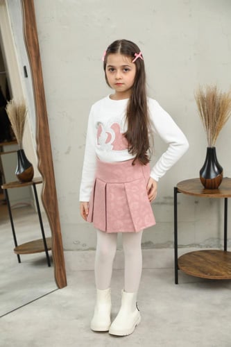 طقم بناتي شتوي فخم