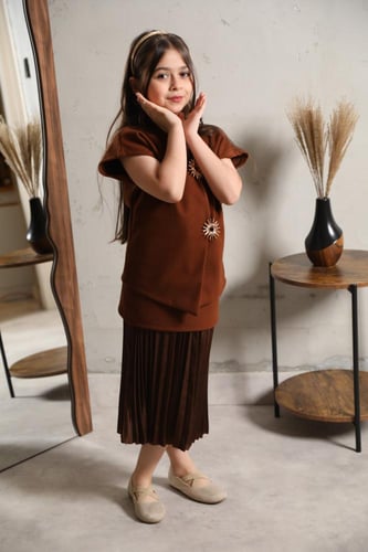 طقم بناتي شتوي فخم