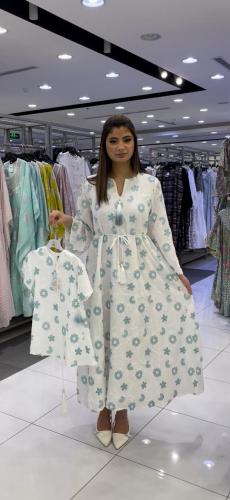 جلابية بناتي بيضاء بتصميم فاخر ولمسات عصرية