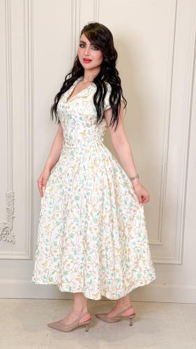 جلابية ميدي أنيق بطابع كلاسيكي مطرز