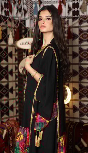 جلابية يوم التأسيس رمضانيه بتصميم تراثي