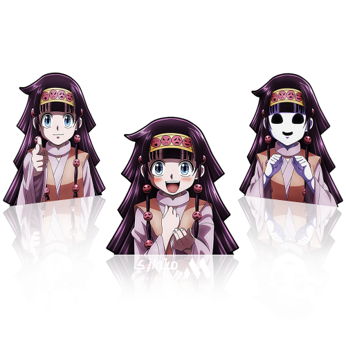 ستيكر 3D متحرك - ألوكا زولديك من أنمي القناص