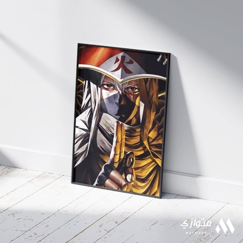 بوستر أنمي 3D متحرك - الهوكاجي السادس كاكاشي من أن...