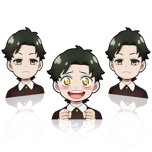 ستيكر 3D متحرك - داميان من انمي سباي فاملي