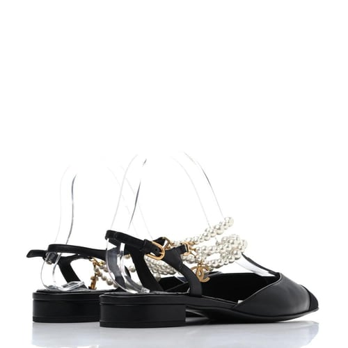 صندل Chanel Slingback Pearl