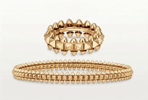 طقم كارتييه Clash de Cartier – سوار وخاتم ذهبي