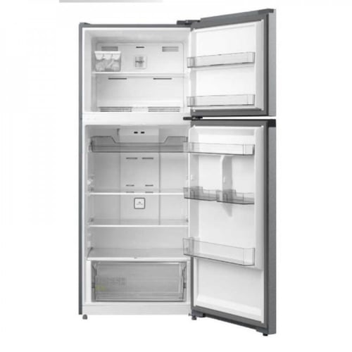 ميديا ثلاجة بفريزر علوي 14.6 قدم مكعب فضي MDRT580M...