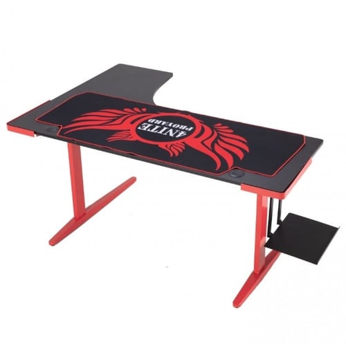 طاولة قيمنق زاوية لون أحمر ماوس أحمر