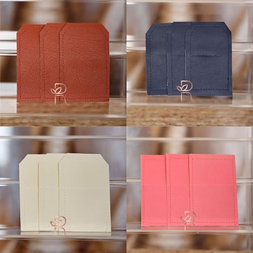 Leather wallet in multiple colors