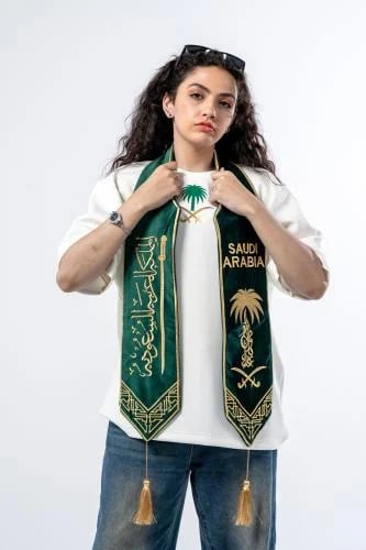 وشاح اليوم الوطني-عزنا برؤيتنا