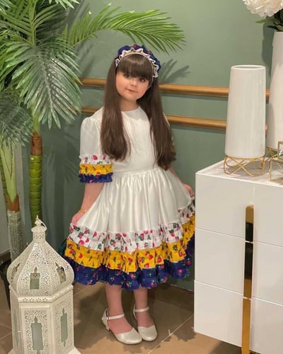 فستان بطبقات الشالكي