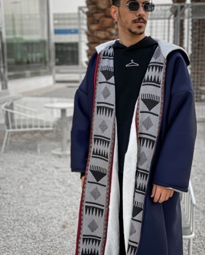 فروه شتويه كحلي معا تصميم السدو