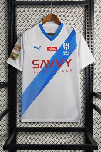 تيشيرت وشورت الهلال 23/24 لون ابيض