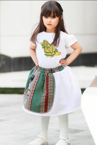 تنوره ةتيشرت بناتي بالاسم- سدو