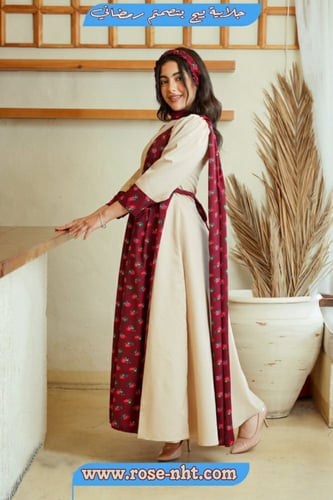 طقم الأم والبنت رمضاني (عنابي)