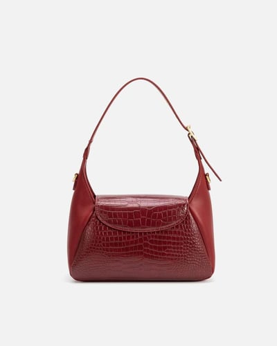 شنطة نسائية أنيقة بلون أحمر من امزوري