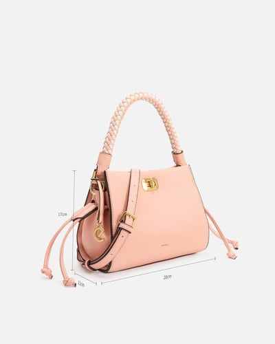 شنطة نسائية مميزة بلون وردي من امزوري