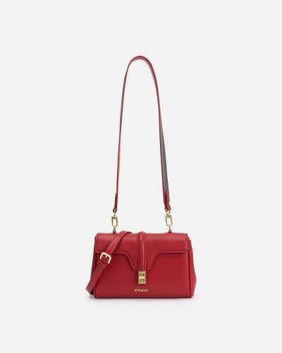 شنطة نسائية أنيقة بلون أحمر من امزوري