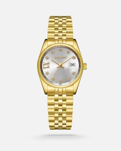 ساعة نسائية من ايمزوري بلون ذهبي