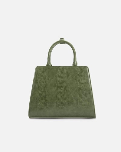 شنطة نسائية كلاسيك بلون أخضر من امزوري