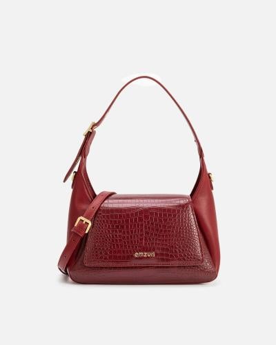 شنطة نسائية أنيقة بلون أحمر من امزوري