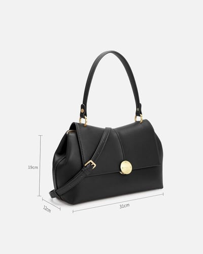 شنطة نسائية راقية بلون أسود من امزوري