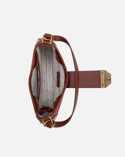 شنطة نسائية مميزة بلون بني من امزوري