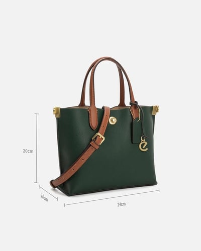 شنطة نسائية أنيقة بلون أخضر من امزوري