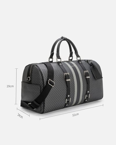 شنطة للجنسين بتصميم عملي بلون أسود