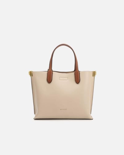 شنطة نسائية أنيقة بلون بيج من امزوري