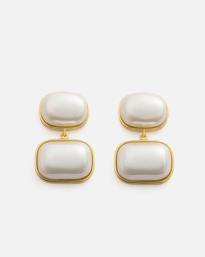 حلق نسائي جذاب من ايمزوري بلون ذهبي