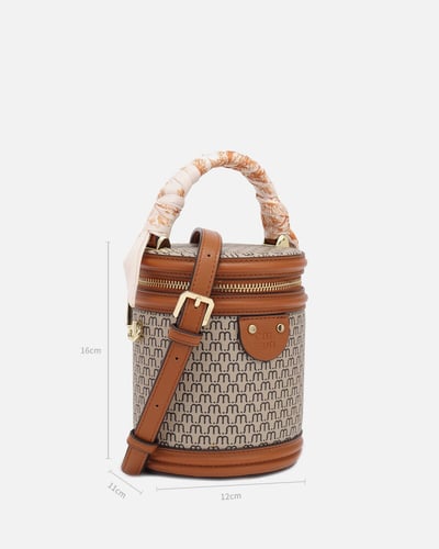 شنطة نسائية إمزوري بلون بني