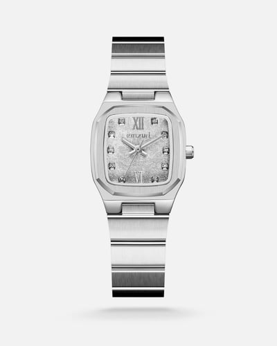 ساعة نسائية إمزوري ستيل بلون فضي