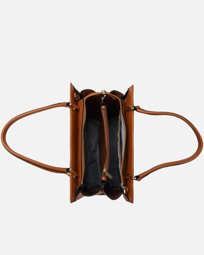 شنطة نسائية إمزوري بلون بني