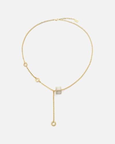 سلسال نسائي ايمزوري بلون ذهبي