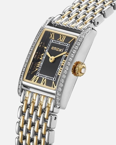 ساعة نسائية من ايمزوري بلون ذهبي وفضي