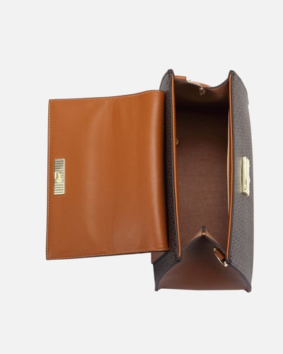 شنطة نسائية إمزوري بلون بني