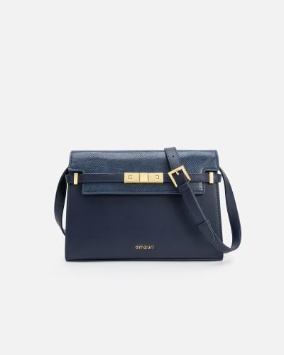 شنطة نسائية أنيقة بلون أزرق من امزوري