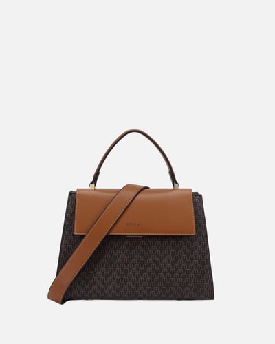 شنطة نسائية إمزوري بلون بني