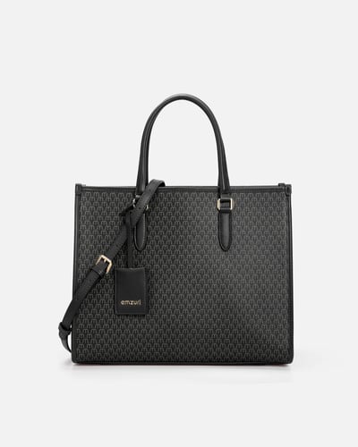 شنطة نسائيه من الجلد بلون أسود