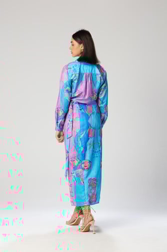 Under the abaya Skirt and shirt set