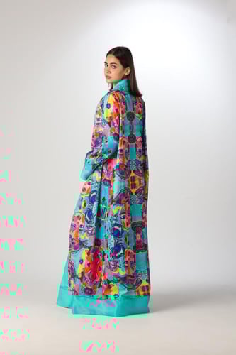 Parrot fish abaya