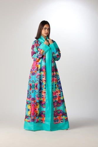 Parrot fish abaya