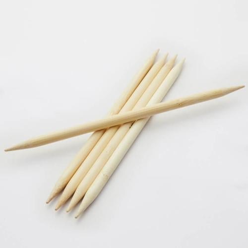 KnitPro Bamboo | ابرة مدببة الطرفين طول 20 سم، مقاس 2.00 ملم