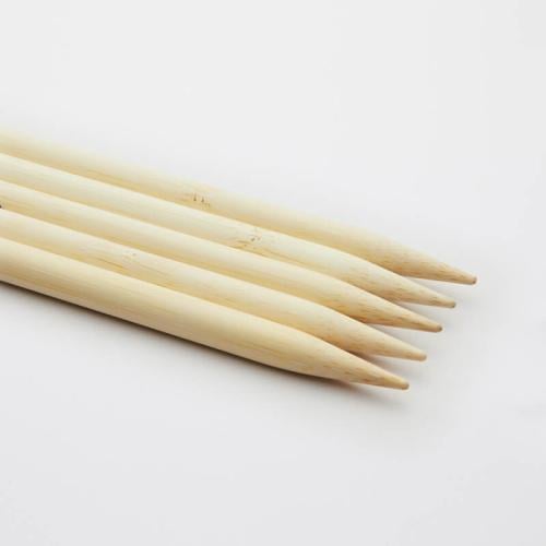 KnitPro Bamboo | ابرة مدببة الطرفين طول 20 سم، مقاس 5.00 ملم